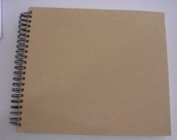 caderno de desenho de capa rija 